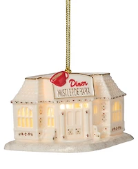 New For 2025! Lenox Mistletoe Park Diner Lit Ornament, Exclusively at Macy's