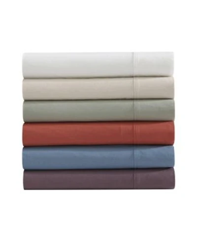 Eddie Bauer Solid Brushed 180 Thread Count Cotton Percale Sheet Sets