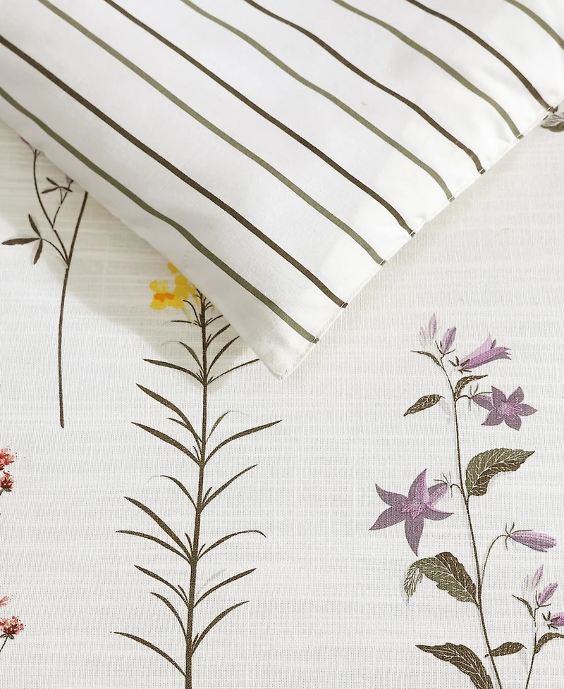 Eddie Bauer Wildflower Cotton Reversible 3-Pc. Comforter Set