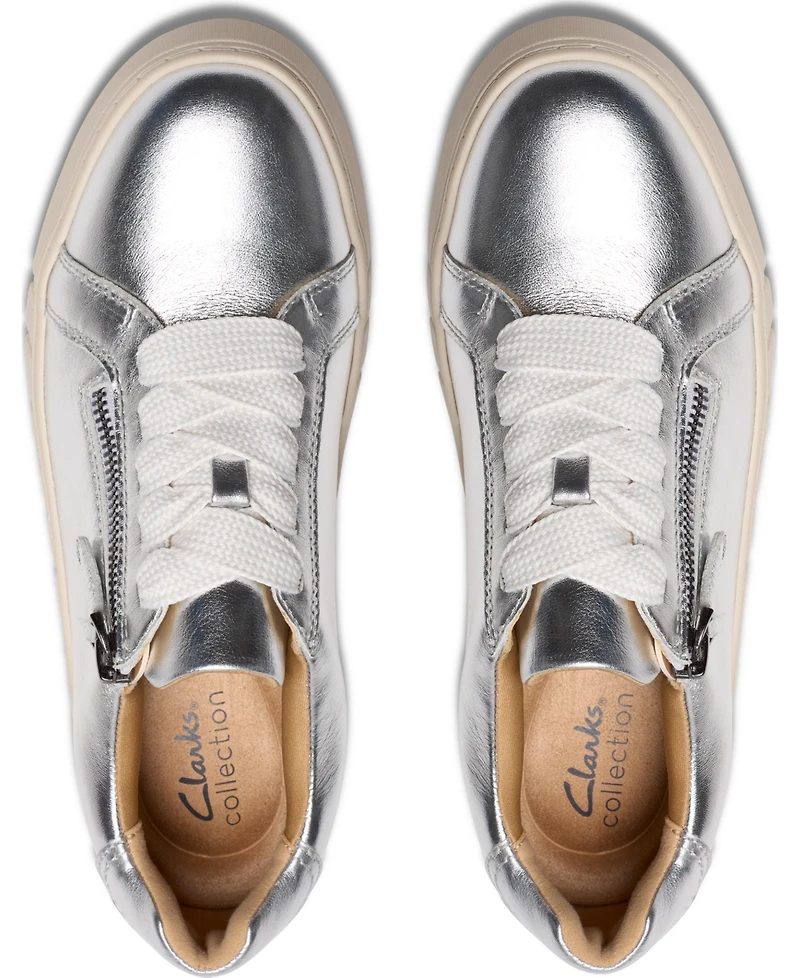 Clarks Women's Mykah Joy Round Toe Sneakers