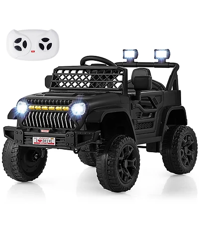 Gymax 12V Kids Ride on Truck Car Battery Powered Toddler Electric Vehicle w/ 3 Speeds
