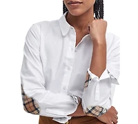 Barbour Women's Tartan Lined Button-Front Shirt