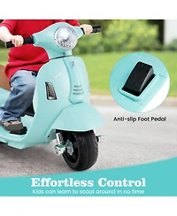 Gymax Kids Ride on Motorcycle w/ Training Wheels Headlight Horn 6V Battery