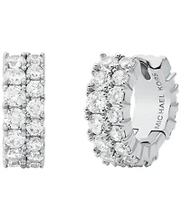Michael Kors Cubic Zirconia Huggie Earrings