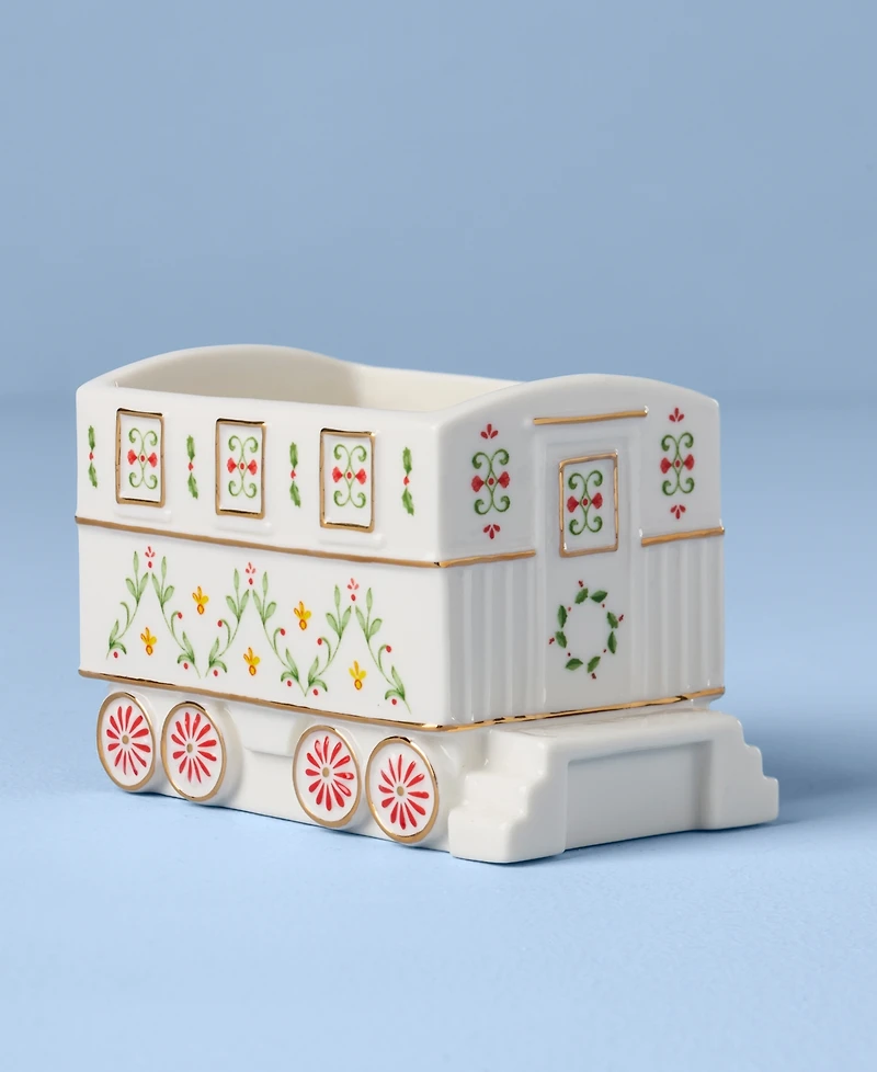New For 2025! Lenox Village Christmas Porcelain Train Serving Set