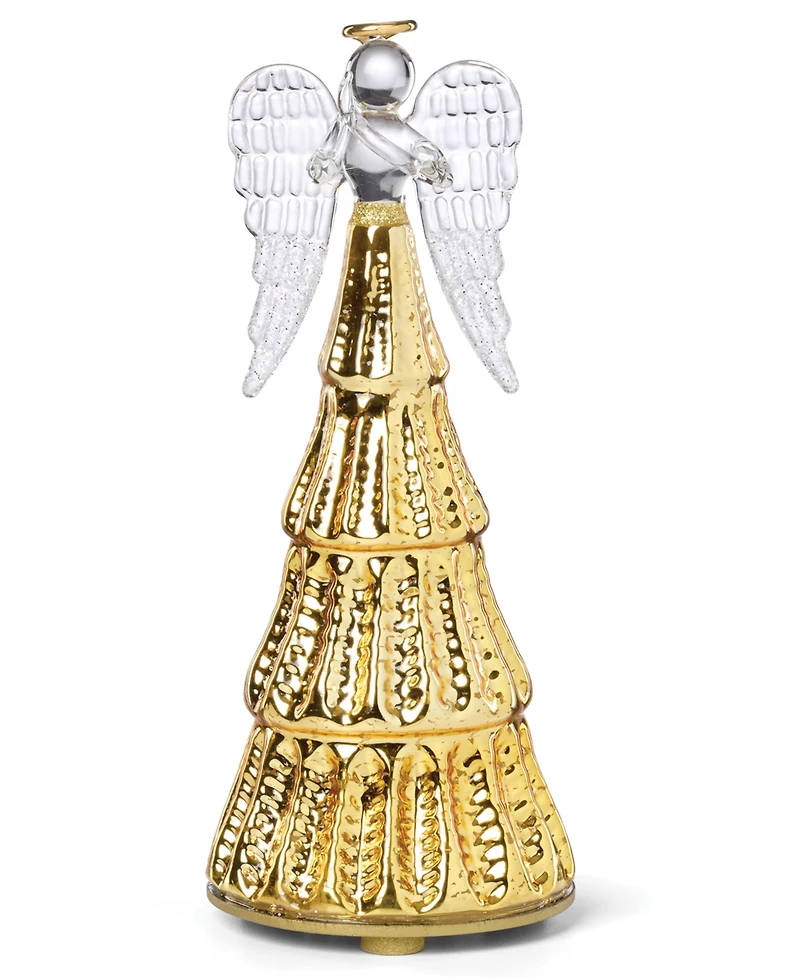 Lenox Radiant Light Lit Glass Angel Figurine