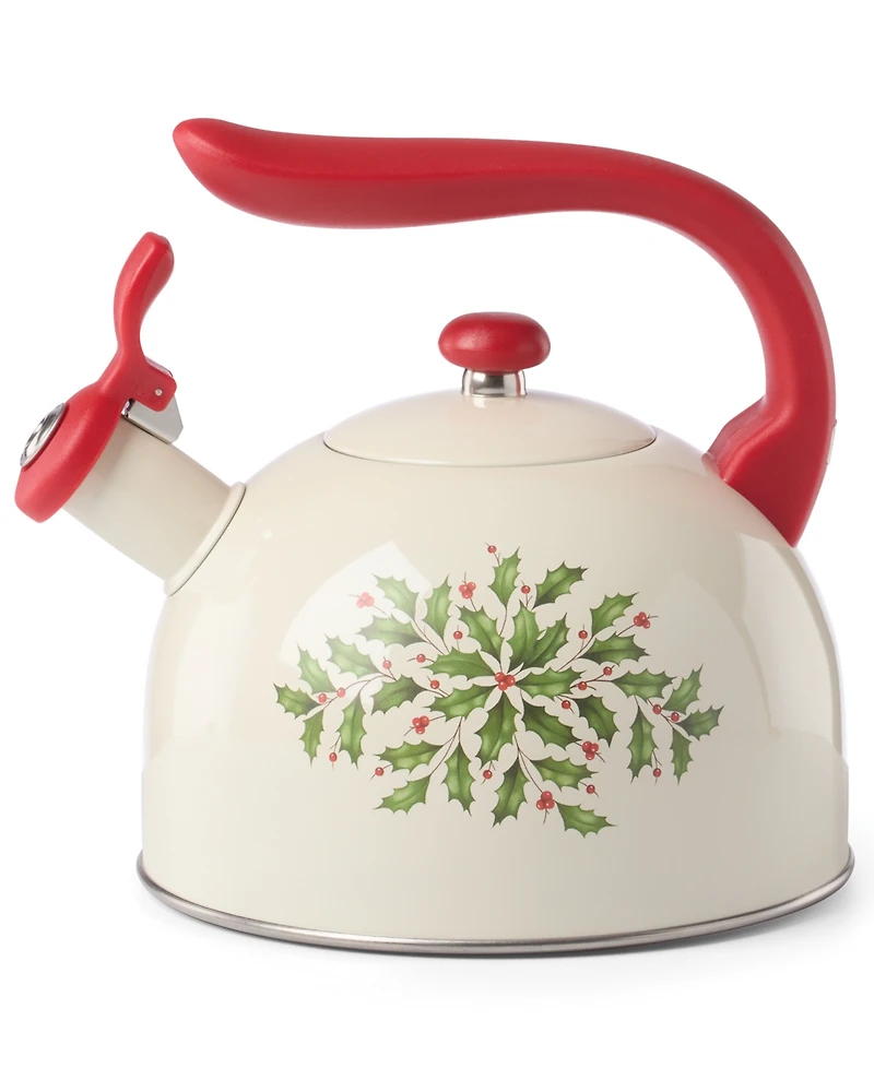 Lenox Holiday Metal Tea Kettle