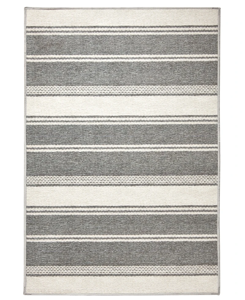 Dash and Albert Rugs by Annie Selke Bowman Stripe Machine Washable DA2338 6'x9' Area Rug