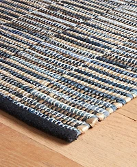 Dash and Albert Rugs by Annie Selke Denim Rag Gridwork DA2207 10'x14' Area Rug