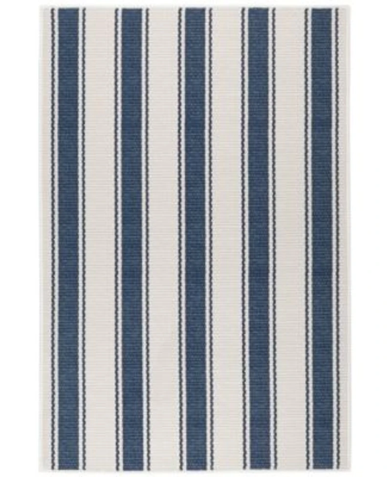 Dash Albert Rugs By Annie Selke Blue Awning Machine Washable Da2033 Rug Collection