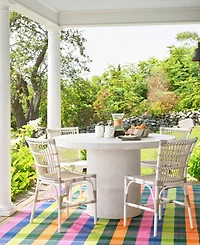 Dash and Albert Rugs by Annie Selke Happy Plaid Indoor/Outdoor DA1798 8'x10' Area Rug