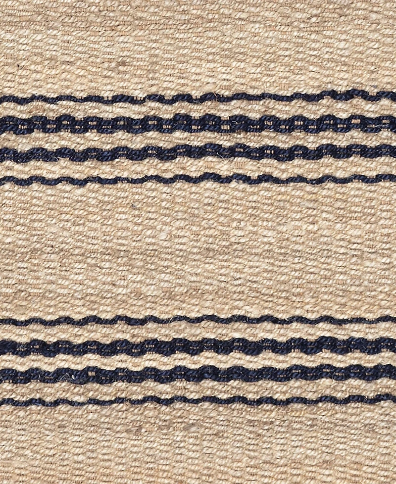 Dash and Albert Rugs by Annie Selke Jute Ticking RDA321 6'x9' Area Rug