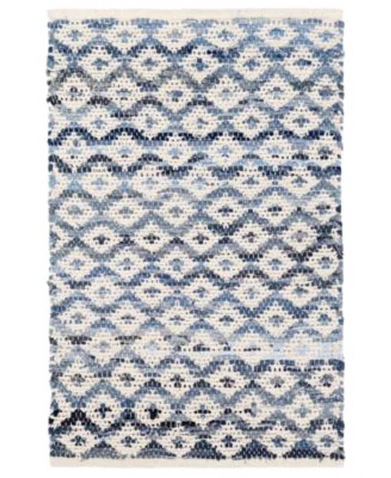 Dash Albert Rugs By Annie Selke Denim Rag Diamond Da789 Rug Collection