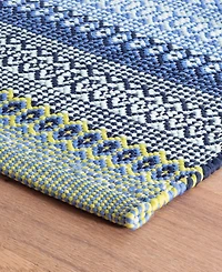 Dash and Albert Rugs by Annie Selke Fiesta Stripe Indoor/Outdoor DA662 5'x8' Area Rug