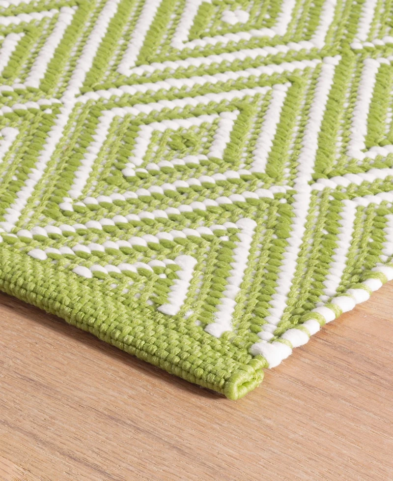 Dash and Albert Rugs by Annie Selke Diamond Indoor/Outdoor RDB100 2'6''x12' Runner Area Rug