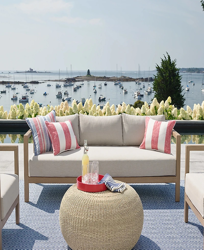 Dash and Albert Rugs by Annie Selke Diamond Indoor/Outdoor RDB098 5'x8' Area Rug