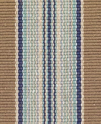 Dash and Albert Rugs by Annie Selke Blue Heron Stripe RP41 6'x9' Area Rug