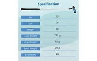 Junior Mallet Putter Individual Gold Club for Kids Ages 11-14