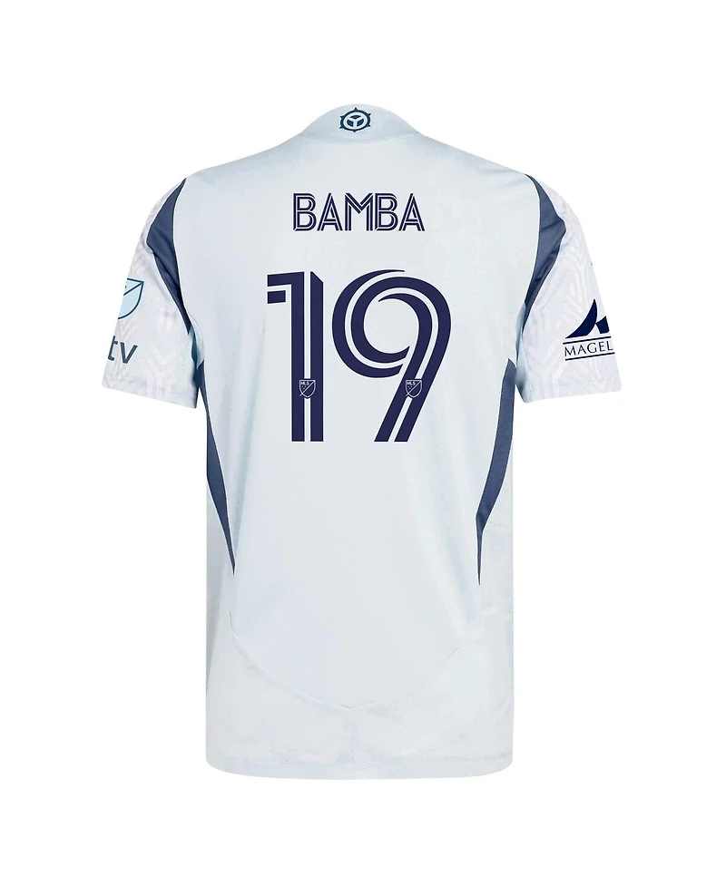 Adidas Men's Jonathan Bamba Light Blue Chicago Fire 2025 The Municipal Kit Authentic Player Jersey