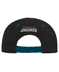Outerstuff Baby Boys and Girls Black Jacksonville Jaguars Team Slouch Flex Hat