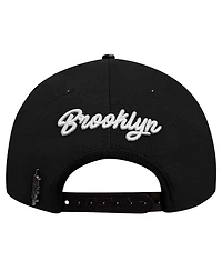 Pro Standard Men's Black Brooklyn Nets Paint the City Pinch Front Snapback Hat