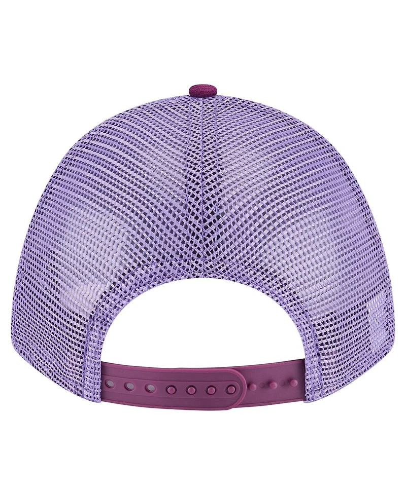 New Era Big Boys and Girls Purple Scooby-Doo Tonal 9FORTY Adjustable Trucker Hat