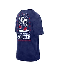 New Era Men's Navy Usmnt Old School Sport Mineral Wash T-Shirt