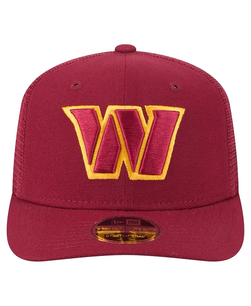New Era Men's Burgundy Washington Commanders Team Collection 9SEVENTY Stretch-Snap Adjustable Hat