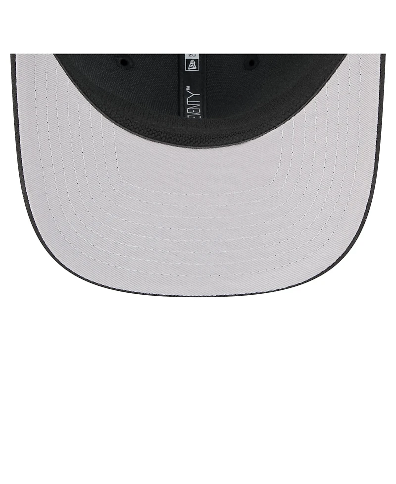 New Era Men's Black Pittsburgh Steelers Team Collection 9SEVENTY Stretch-Snap Adjustable Hat