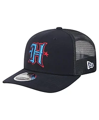 New Era Men's Navy Houston Texans Team Collection 9SEVENTY Stretch-Snap Adjustable Hat