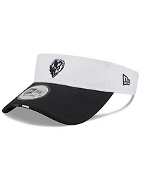 New Era Men's White/Black Baltimore Ravens 2025 Nfl Training Camp Adjustable Visor Hat