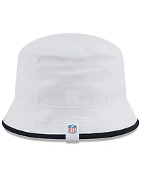 New Era Men's White Houston Texans 2025 Nfl Training Camp Stretch Bucket Hat