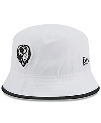 New Era Men's White Baltimore Ravens 2025 Nfl Training Camp Stretch Bucket Hat