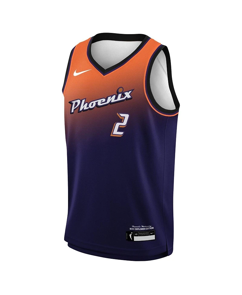Nike Big Boys and Girls Kahleah Copper Purple Phoenix Mercury Explorer Swingman Jersey