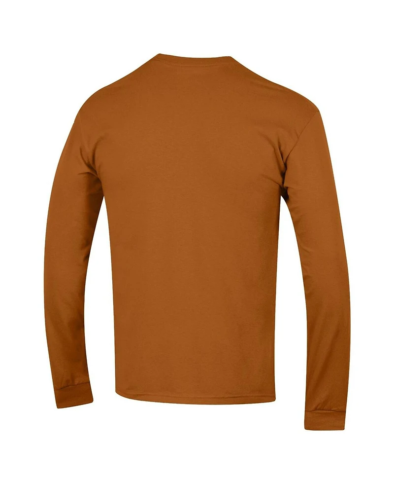 Champion Men's Texas Orange Texas Longhorns Arch Over Logo Long Sleeve T-Shirt