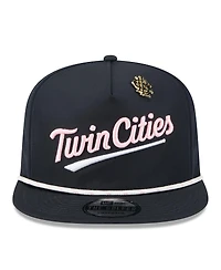 New Era Men's Navy Minnesota Twins 2025 Big League Chew Golfer Snapback Hat