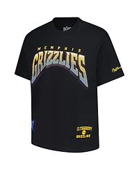 Two Hype Men's Black Memphis Grizzlies Drip Dime Collection Premium T-Shirt