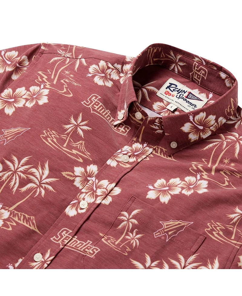 Reyn Spooner Men's Garnet Florida State Seminoles Classic Button-Up Shirt