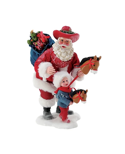 Department 56 Possible Dream Santa Round Up Figurine