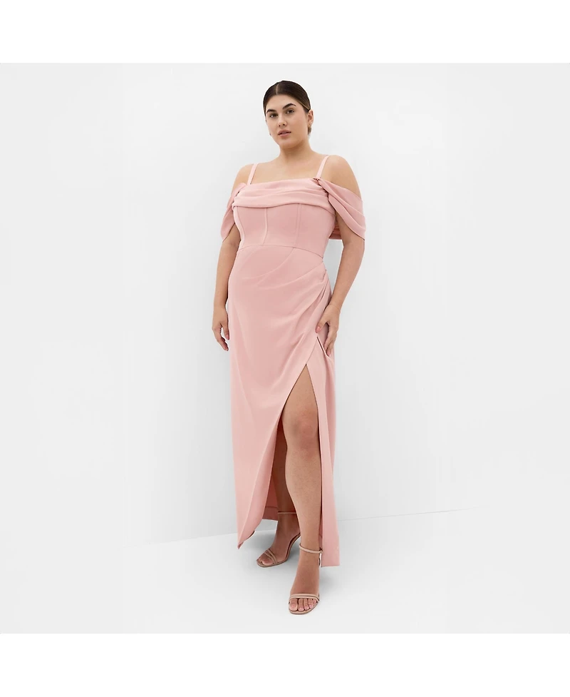 City Chic Women's Forbidden Love Maxi Dress