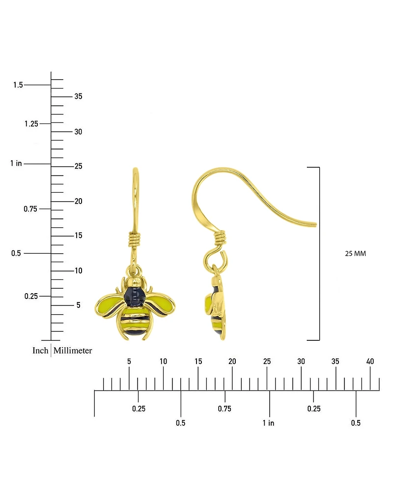 Macy's 14k Yellow Gold Over Sterling Silver Hook Earrings
