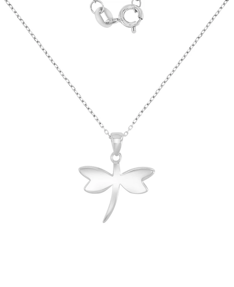 Macy's Sterling Silver Dragonfly Pendant Necklace
