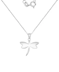 Macy's Sterling Silver Dragonfly Pendant Necklace