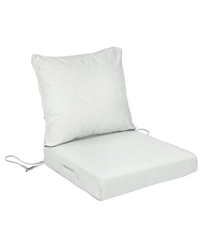 Aoodor 21x21 Inch Outdoor Deep Seat Cushion Set with Adjustable Straps and Waterproof