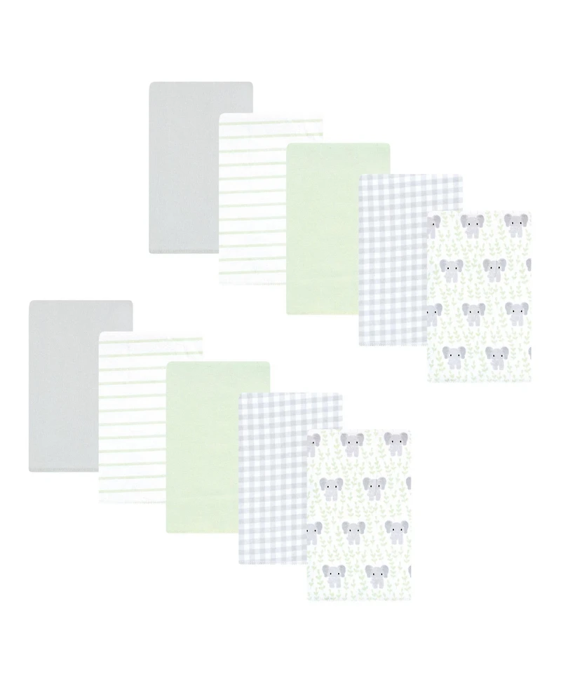 Hudson Baby Cotton Flannel Burp Cloths