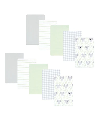 Hudson Baby Cotton Flannel Burp Cloths