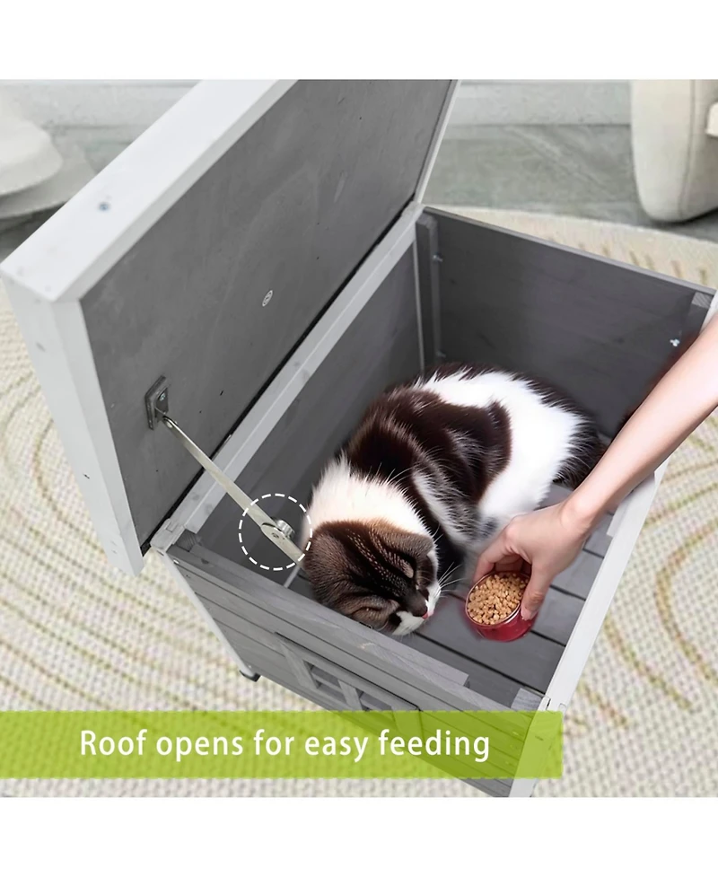 Streamdale Furniture Cat House Waterproof Outdoor/Indoor Shelter
