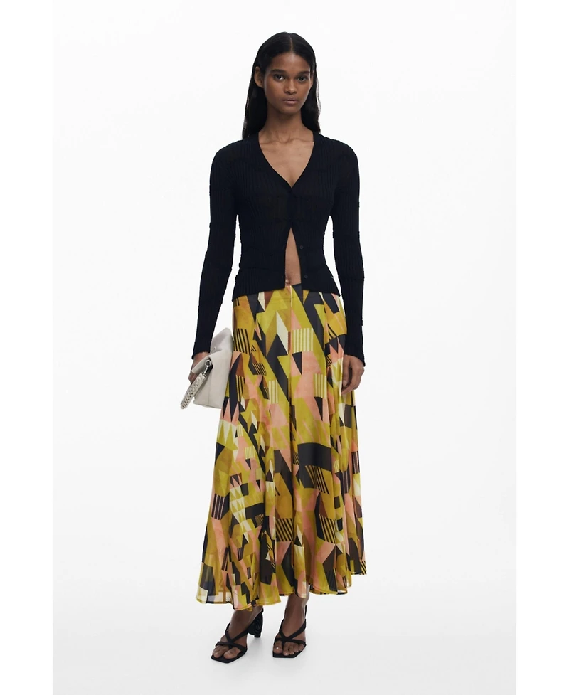 Desigual Women's Skirt designed by Mr. Christian Lacroix