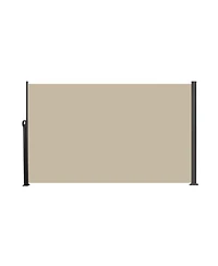 Streamdale Furniture Retractable Side Awning 118" x 63" Dark Grey