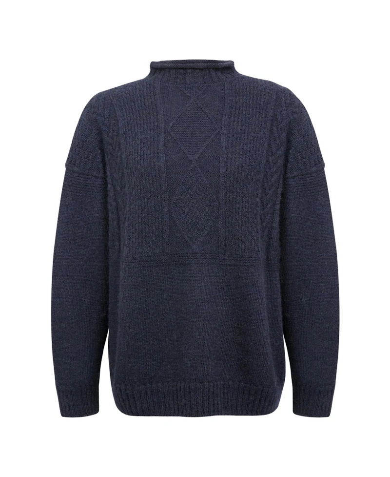 Celtic & Co. Women's British Wool Gansey Sweater